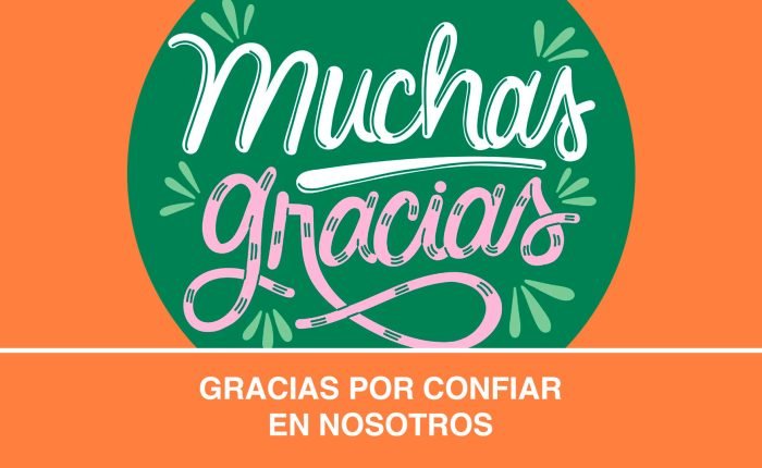 Gracias por confiar en nosotros