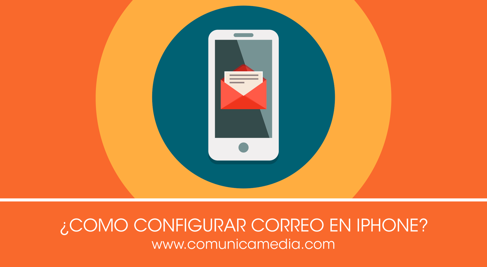 configurar correo en un iphone